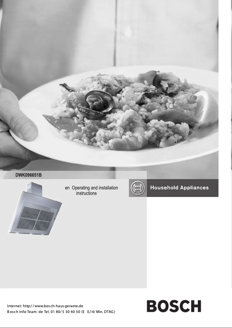 Página 1 del manual Manual de usuario Bosch DWK096651B