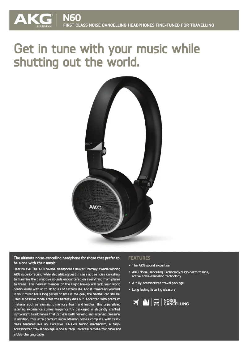 Imagen de la primera página del manual del dispositivo N60 NC