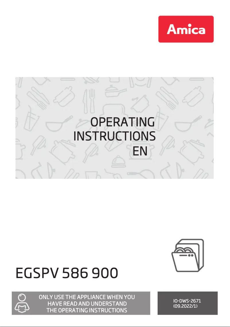 Imagen de la primera página del manual del dispositivo EGSPV 586 900