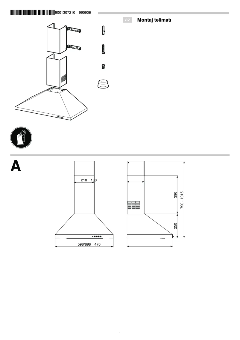 Imagen de la primera página del manual del dispositivo DWP64CC20T