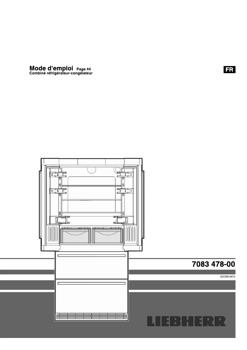 Página 1 del manual Manual de usuario Liebherr CBNste 8872