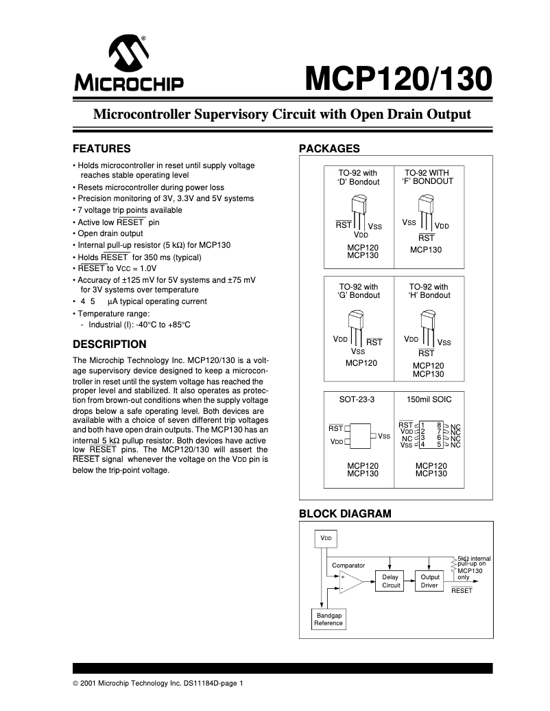 Imagen de la primera página del manual del dispositivo MCP120