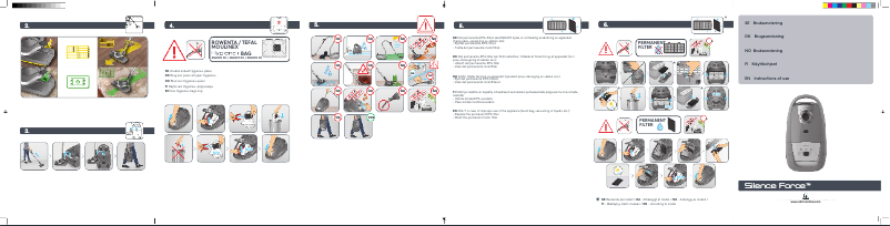 Imagen de la primera página del manual del dispositivo Silence Force VO7376NA