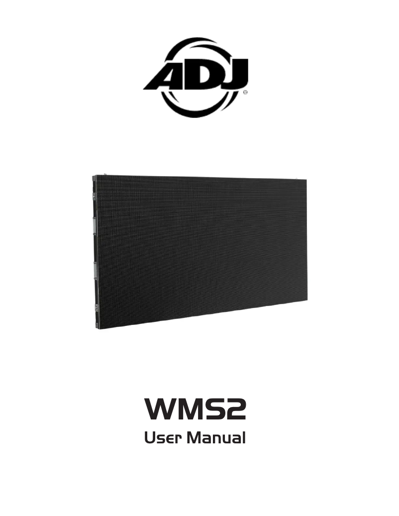 Página 1 del manual Manual de usuario Adj WMS2