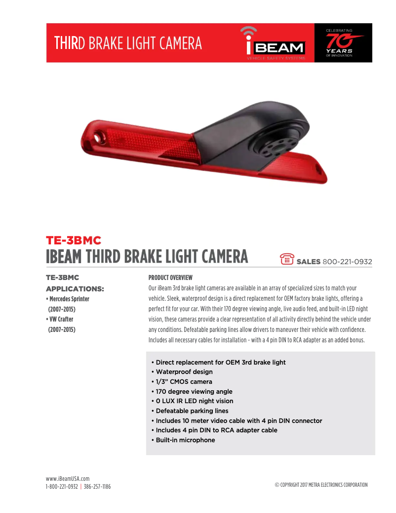 Imagen de la primera página del manual del dispositivo TE-3BMC