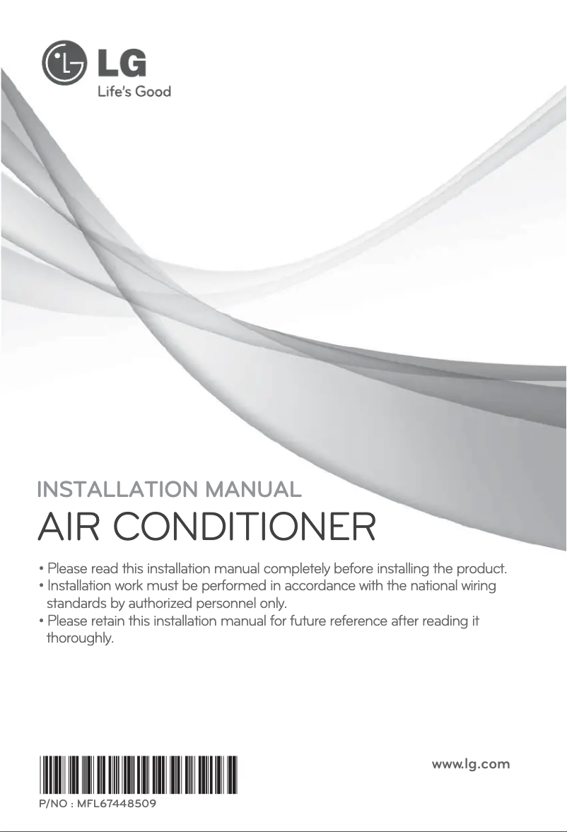 Imagen de la primera página del manual del dispositivo ABUQ54GRLA0