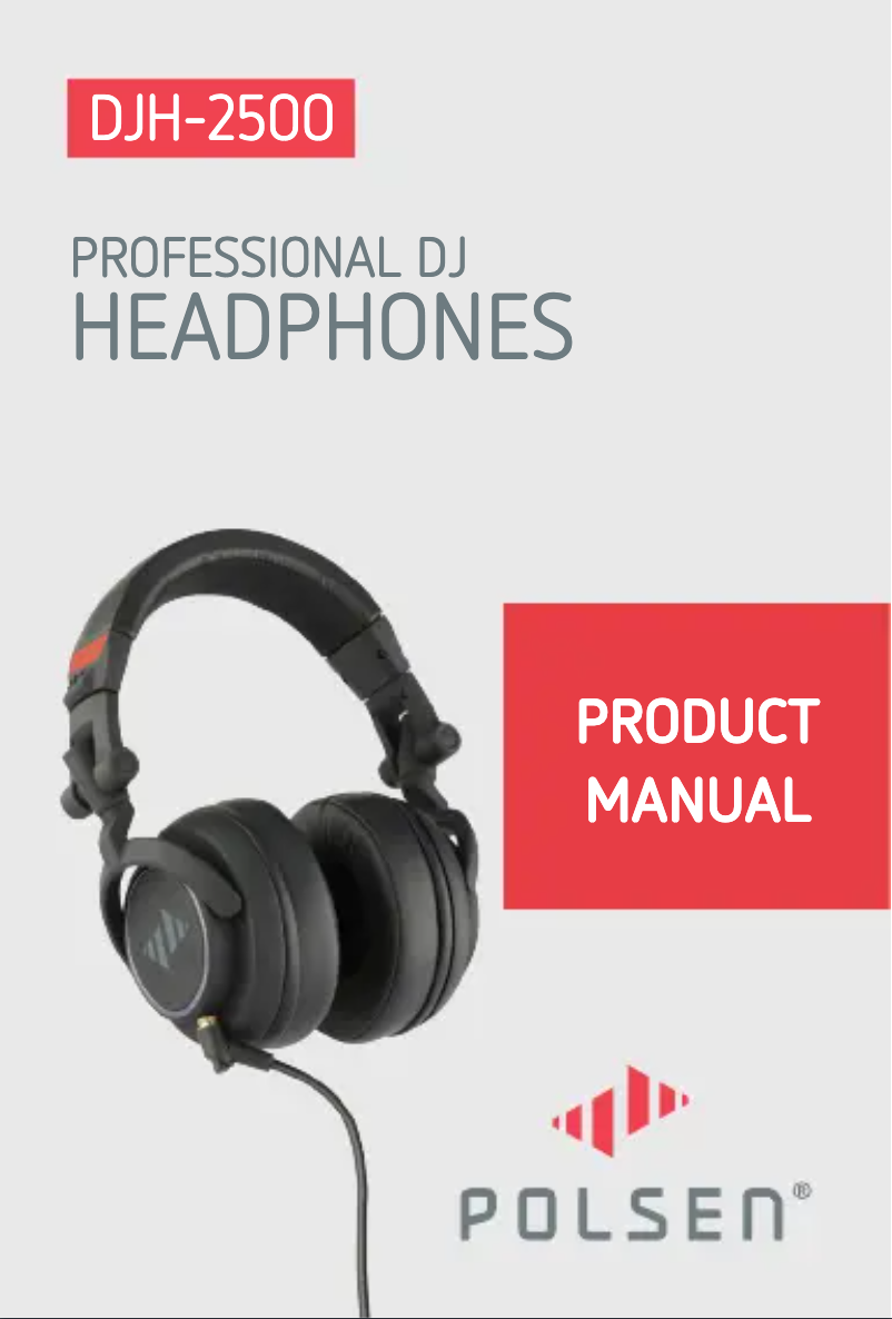 Imagen de la primera página del manual del dispositivo DJH-2500