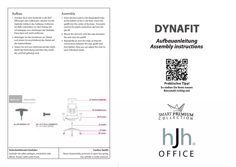 Página 1 del manual Manual de usuario HJH Office DYNAFIT I