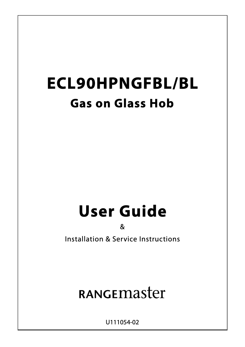 Imagen de la primera página del manual del dispositivo ECL90HPNGFBL