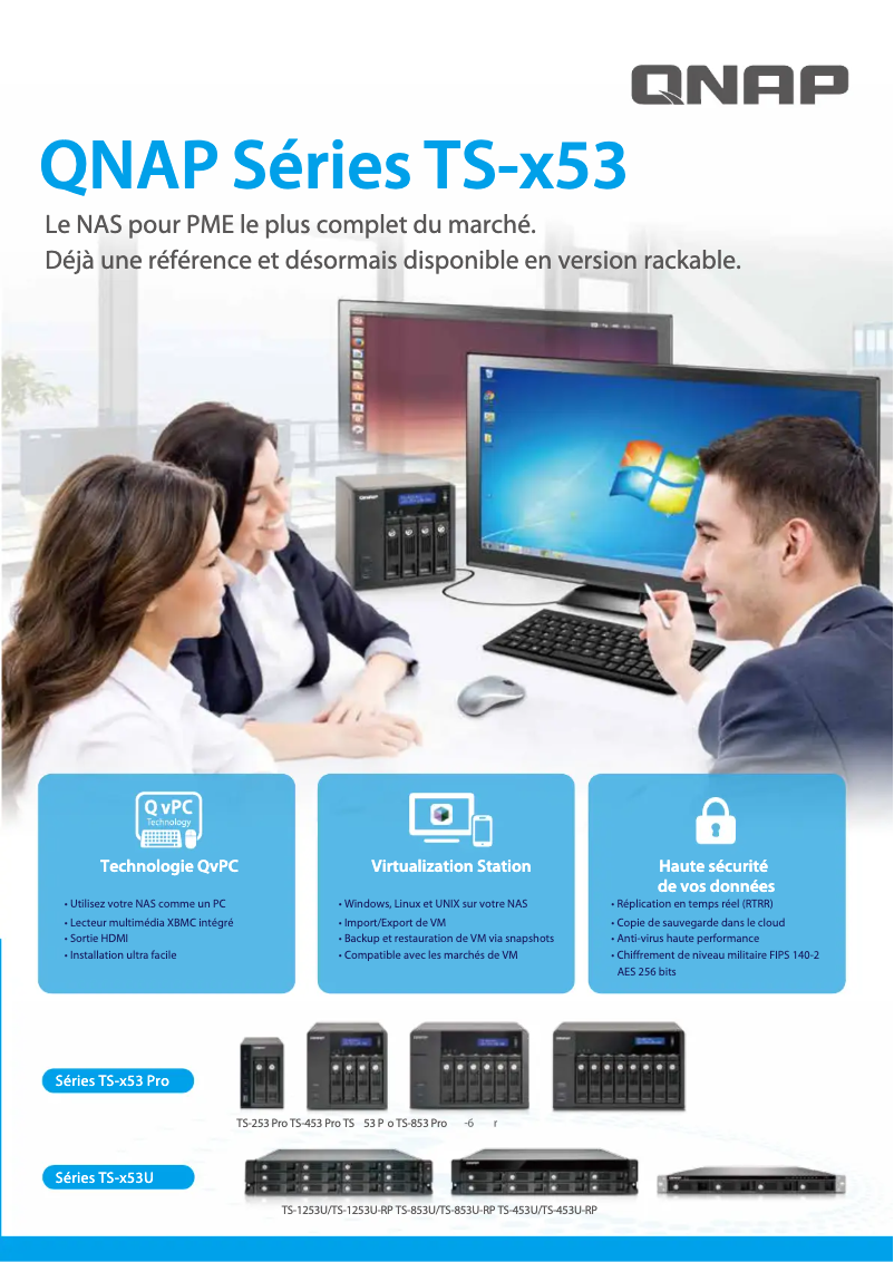 Página 1 del manual Ficha técnica QNAP TS-453 Pro