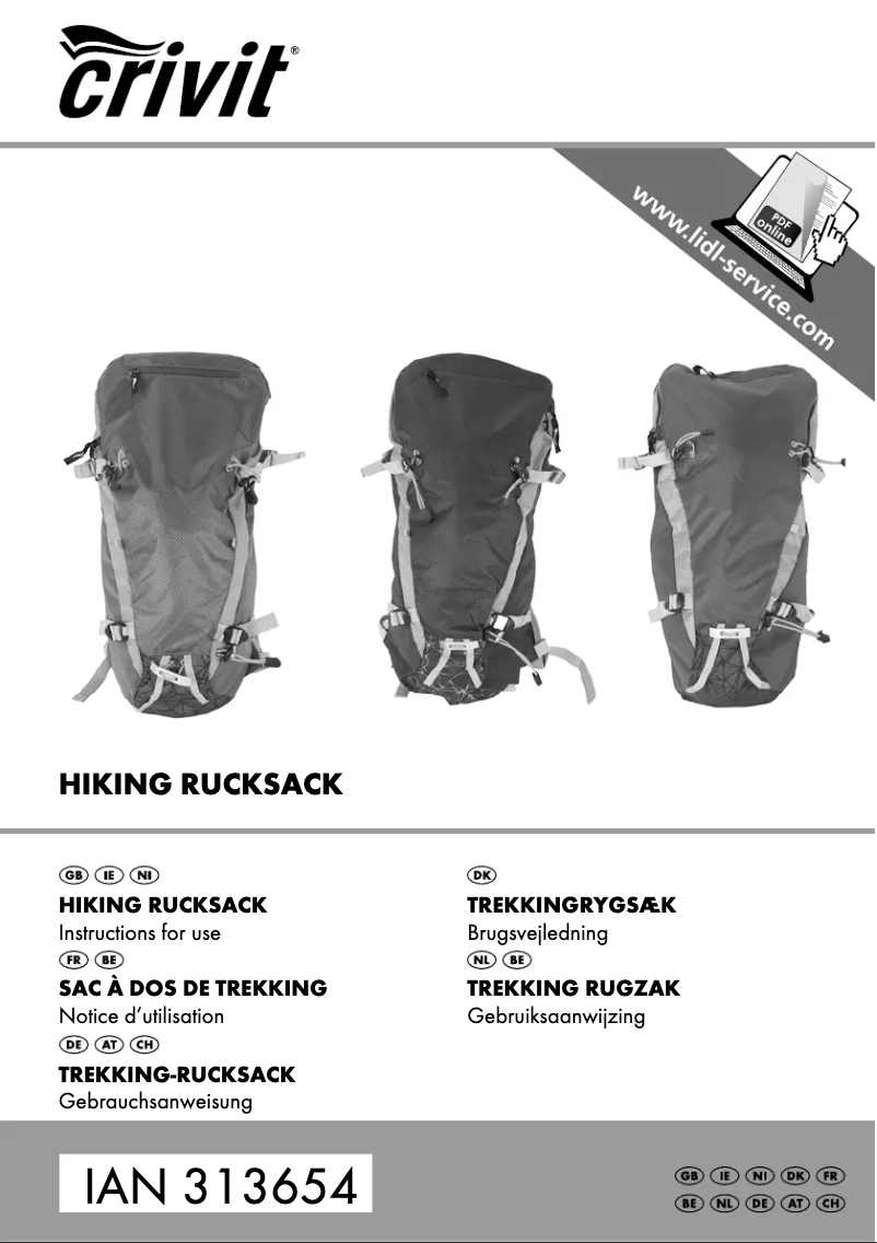 Imagen de la primera página del manual del dispositivo IAN 313654