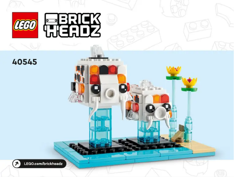 Imagen de la primera página del manual del dispositivo Brickheadz 40545