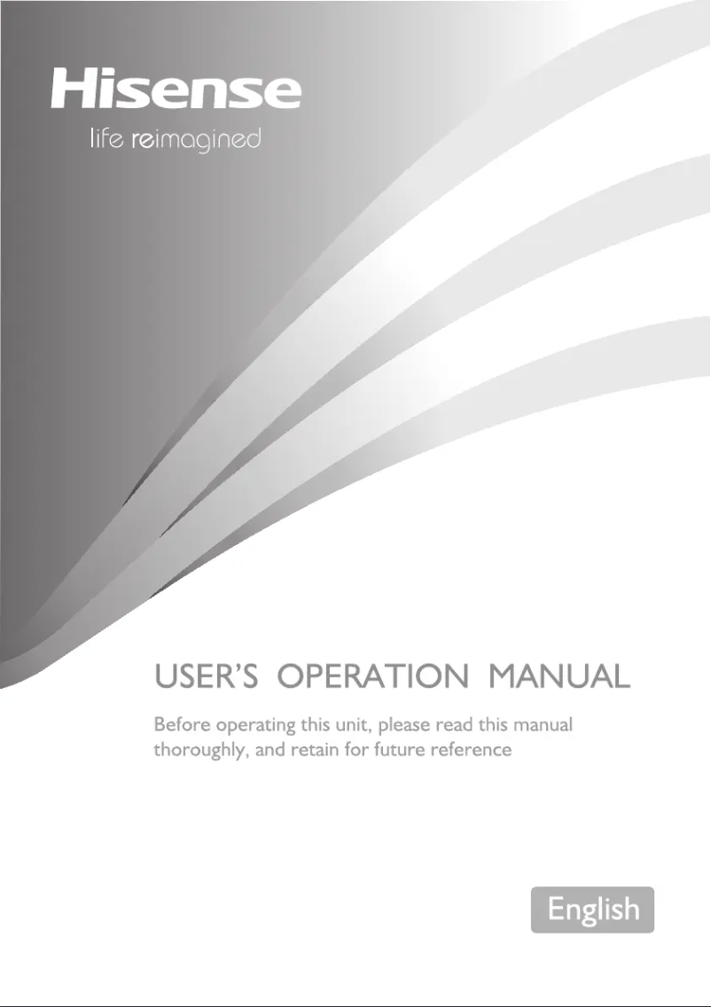 Página nº 1 - Manual de usuario Hisense RB406N4AD2