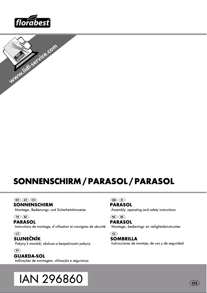 Página nº 1 - Manual de usuario Florabest IAN 306222