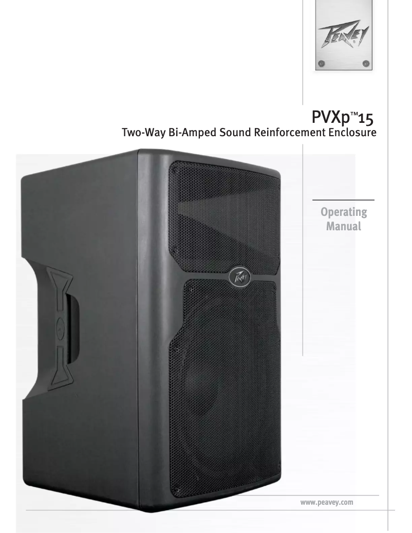 Imagen de la primera página del manual del dispositivo PVXp 15 Bluetooth