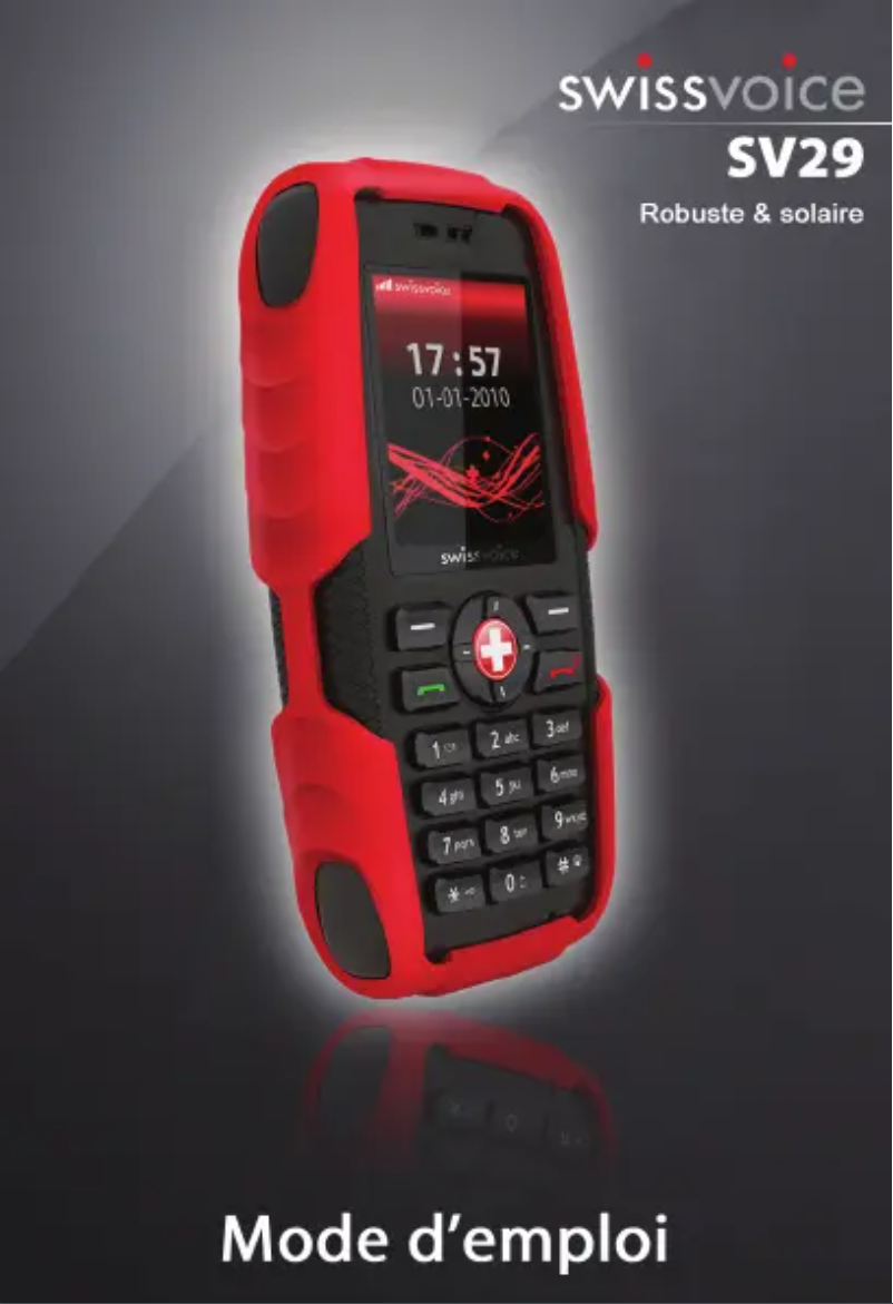 Imagen de la primera página del manual del dispositivo SV29