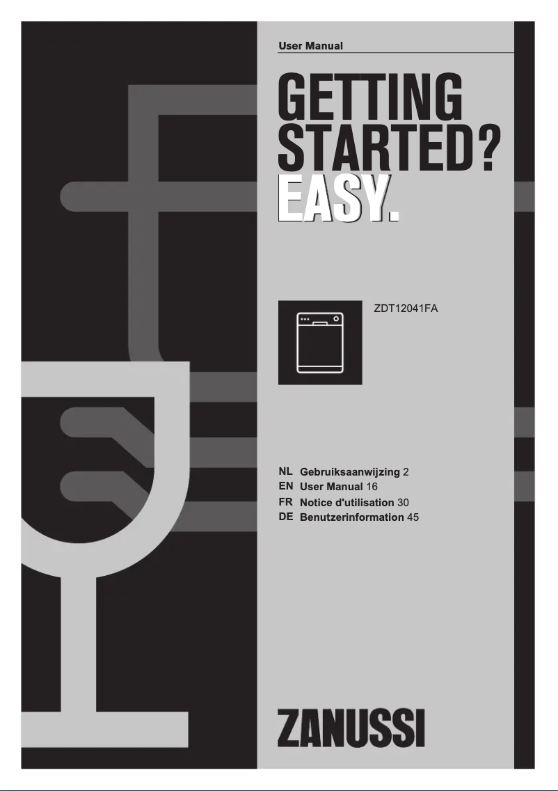 Imagen de la primera página del manual del dispositivo ZDT12041FA