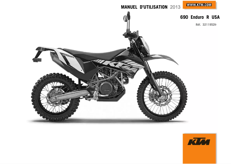 Imagen de la primera página del manual del dispositivo 690 Enduro R (2013)
