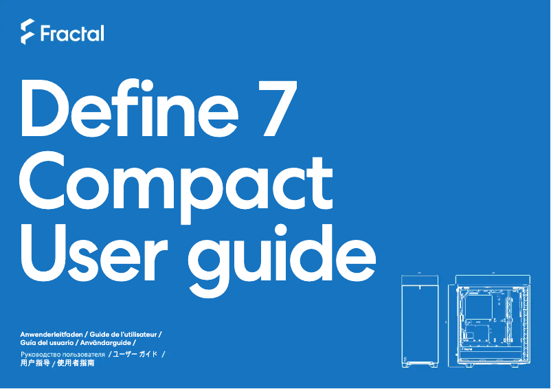 Imagen de la primera página del manual del dispositivo Define 7 Compact