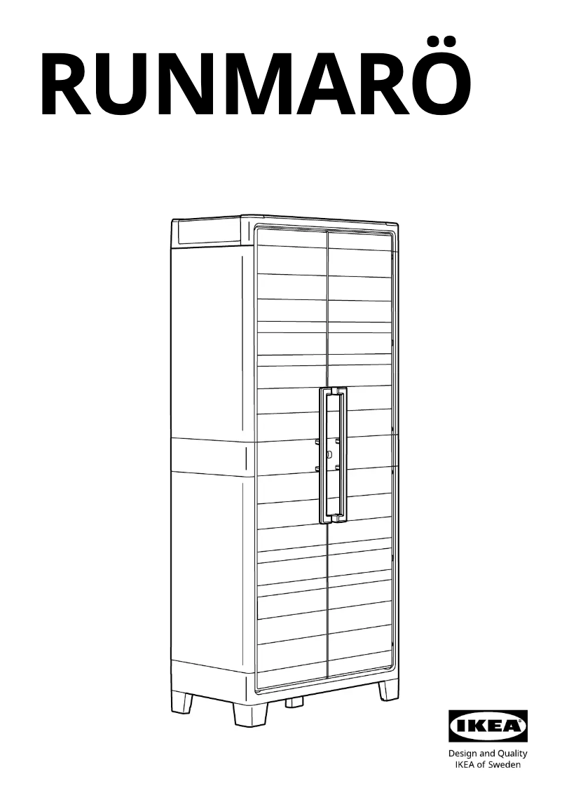Página 1 del manual Manual de usuario Ikea RUNMARÖ 605.513.10