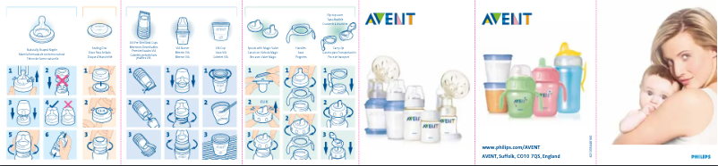 Imagen de la primera página del manual del dispositivo AVENT SCF606