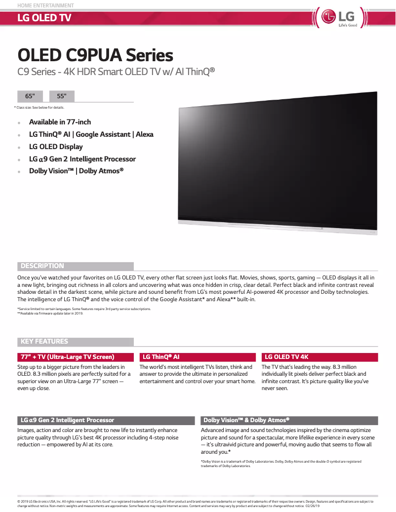 Imagen de la primera página del manual del dispositivo C9PUA