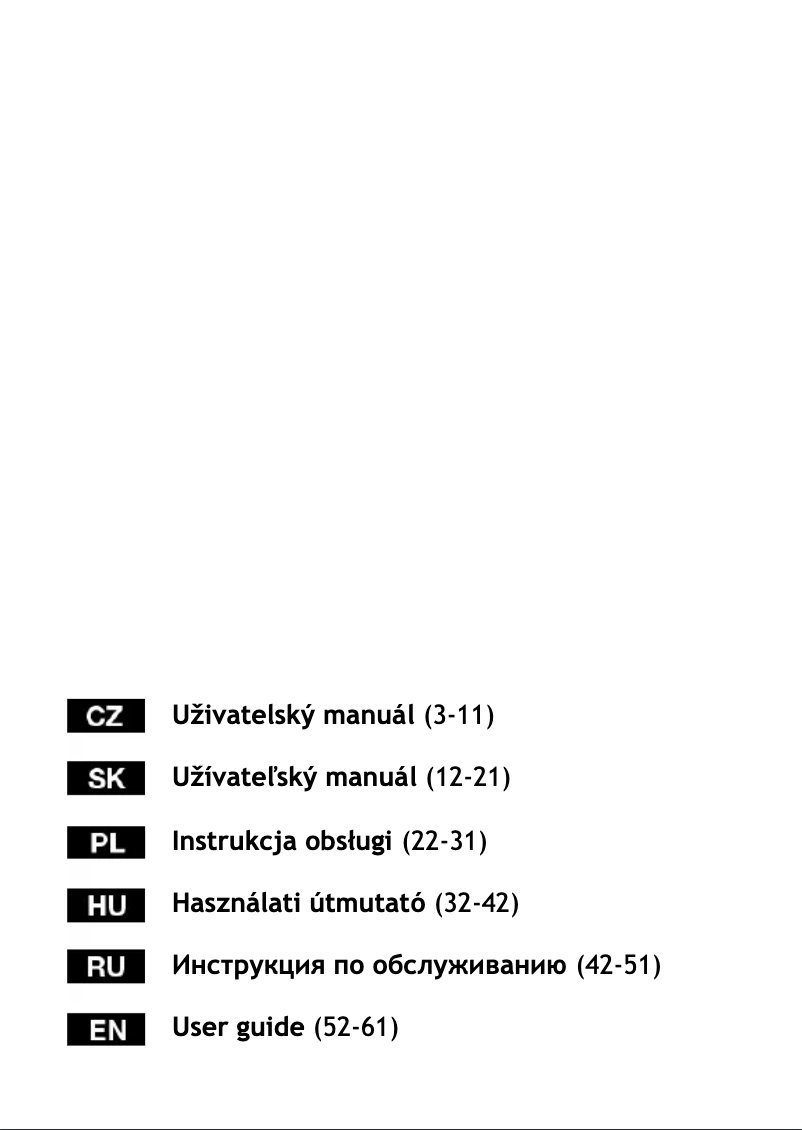 Página 1 del manual Manual de usuario Evolveo CarCam F140
