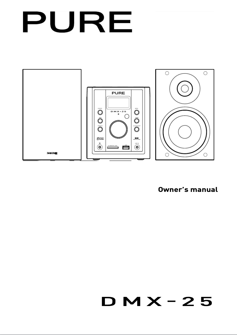 Imagen de la primera página del manual del dispositivo DMX-25