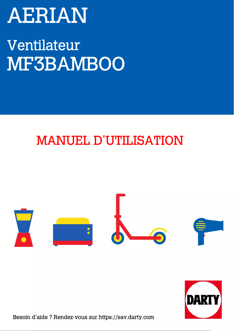 Página 1 del manual Manual de usuario Aerian MF3BAMBOO