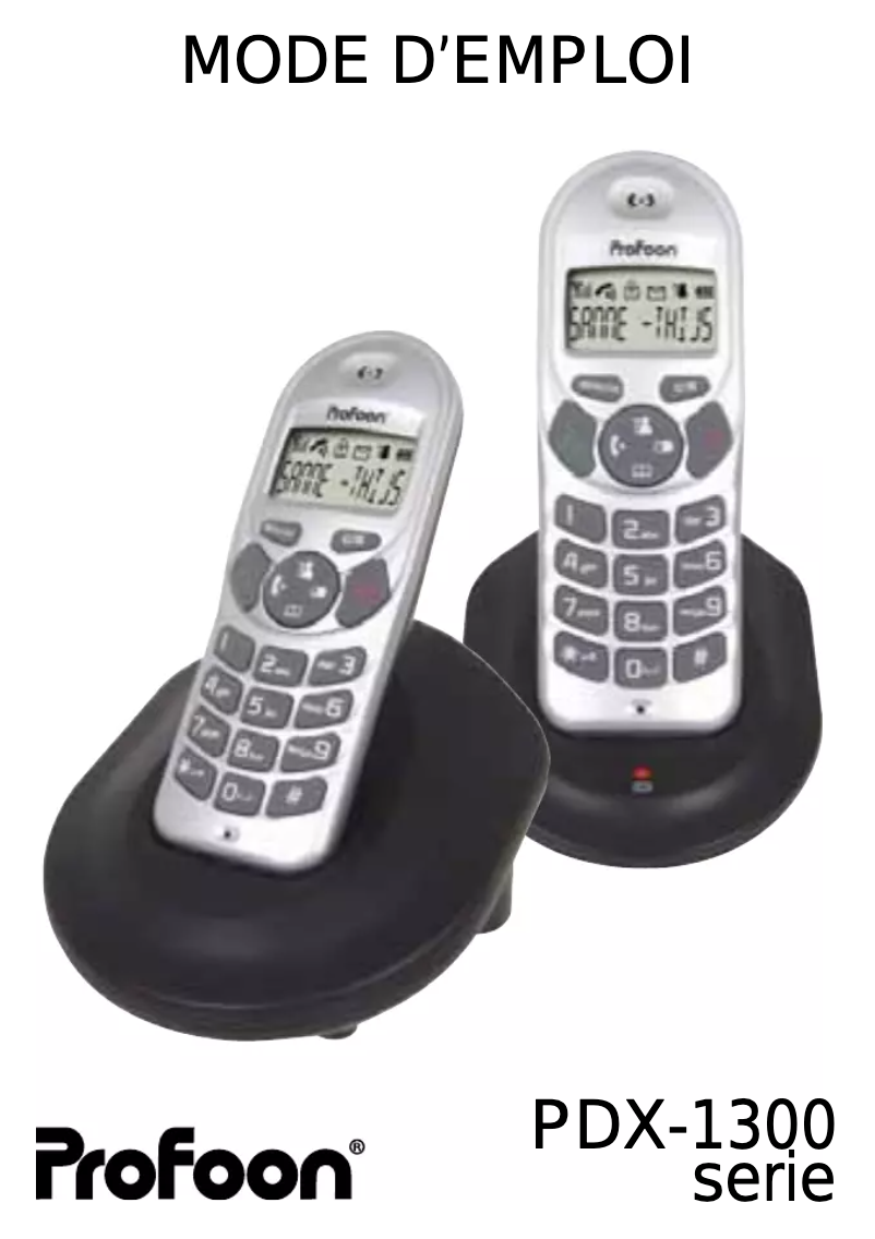 Imagen de la primera página del manual del dispositivo PDX-1330