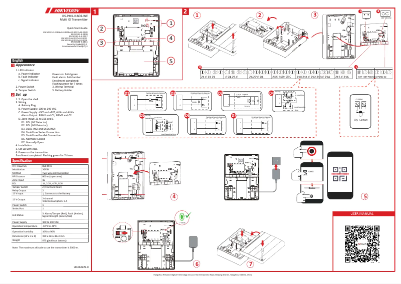 Imagen de la primera página del manual del dispositivo DS-PM1-I16O2-WE