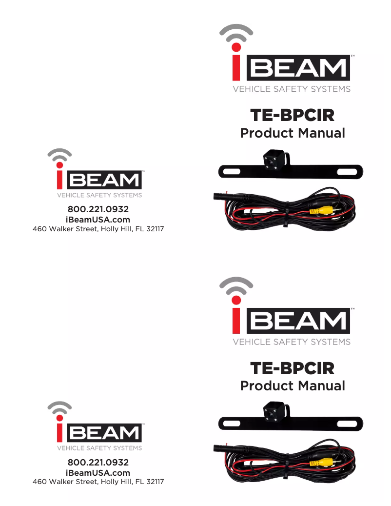 Imagen de la primera página del manual del dispositivo TE-BPCIR