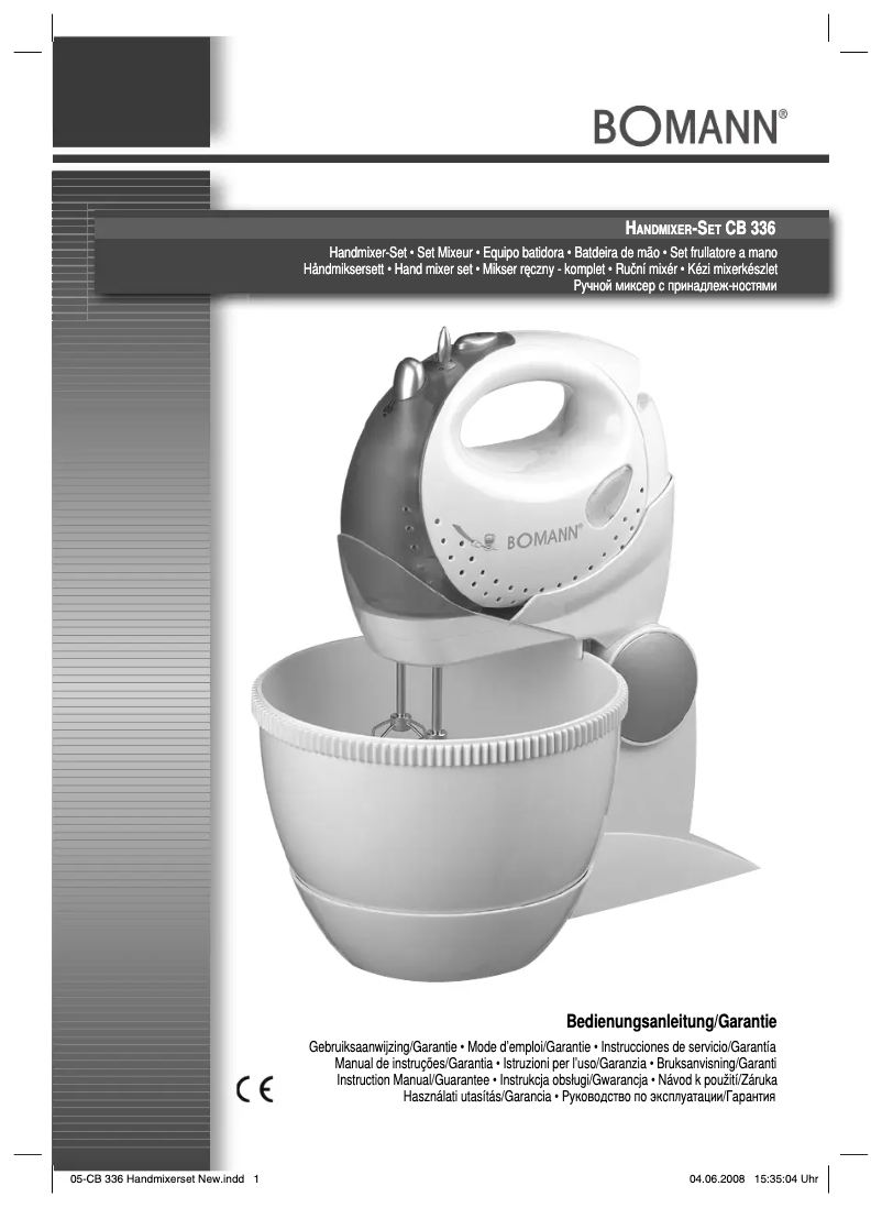 Página 1 del manual Manual de usuario Bomann CB 336