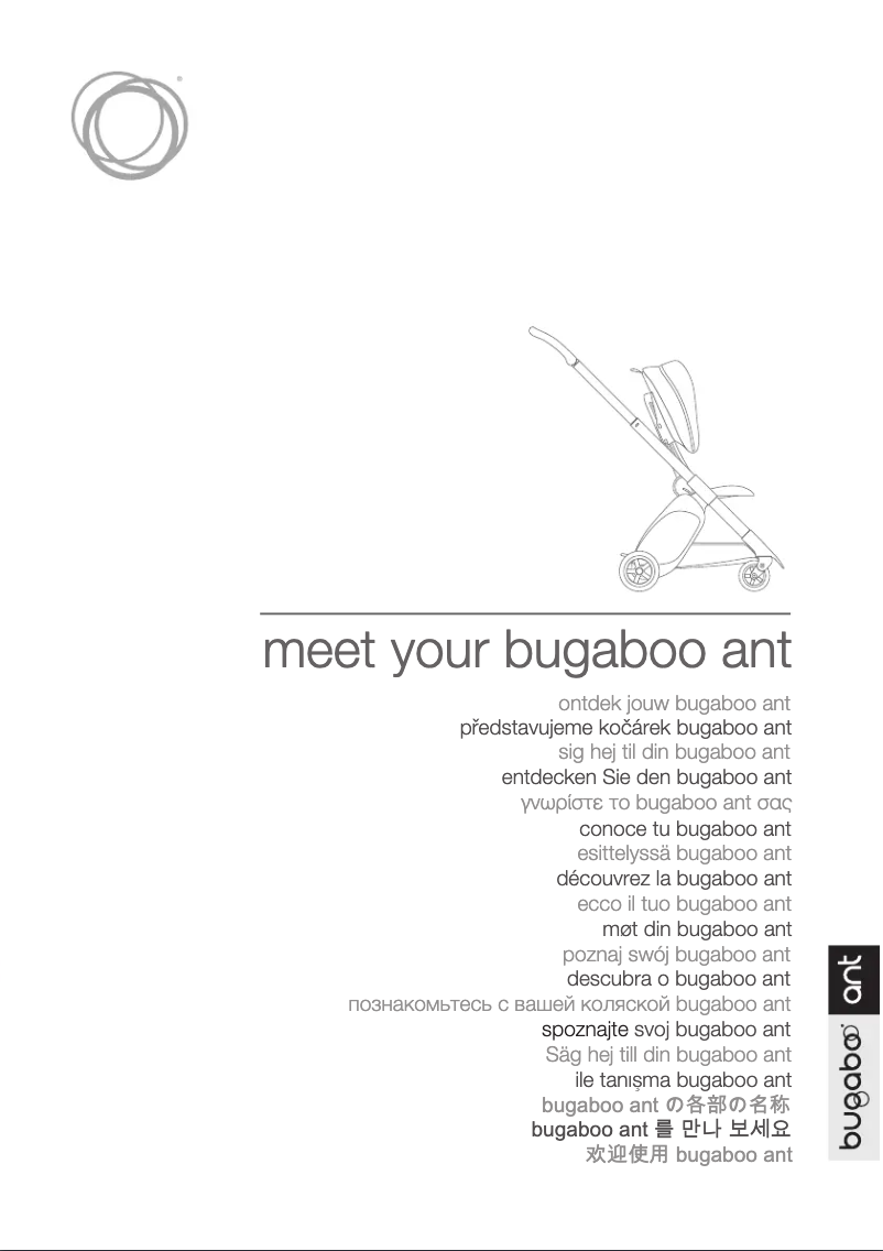 Página 1 del manual Manual de usuario Bugaboo Ant