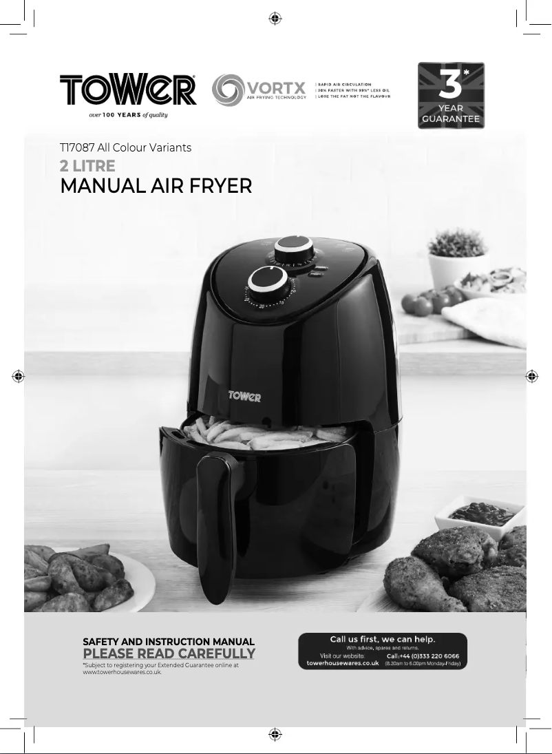 Imagen de la primera página del manual del dispositivo Vortx T17087