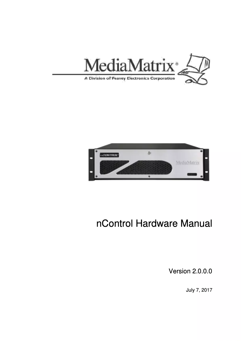 Imagen de la primera página del manual del dispositivo nControl
