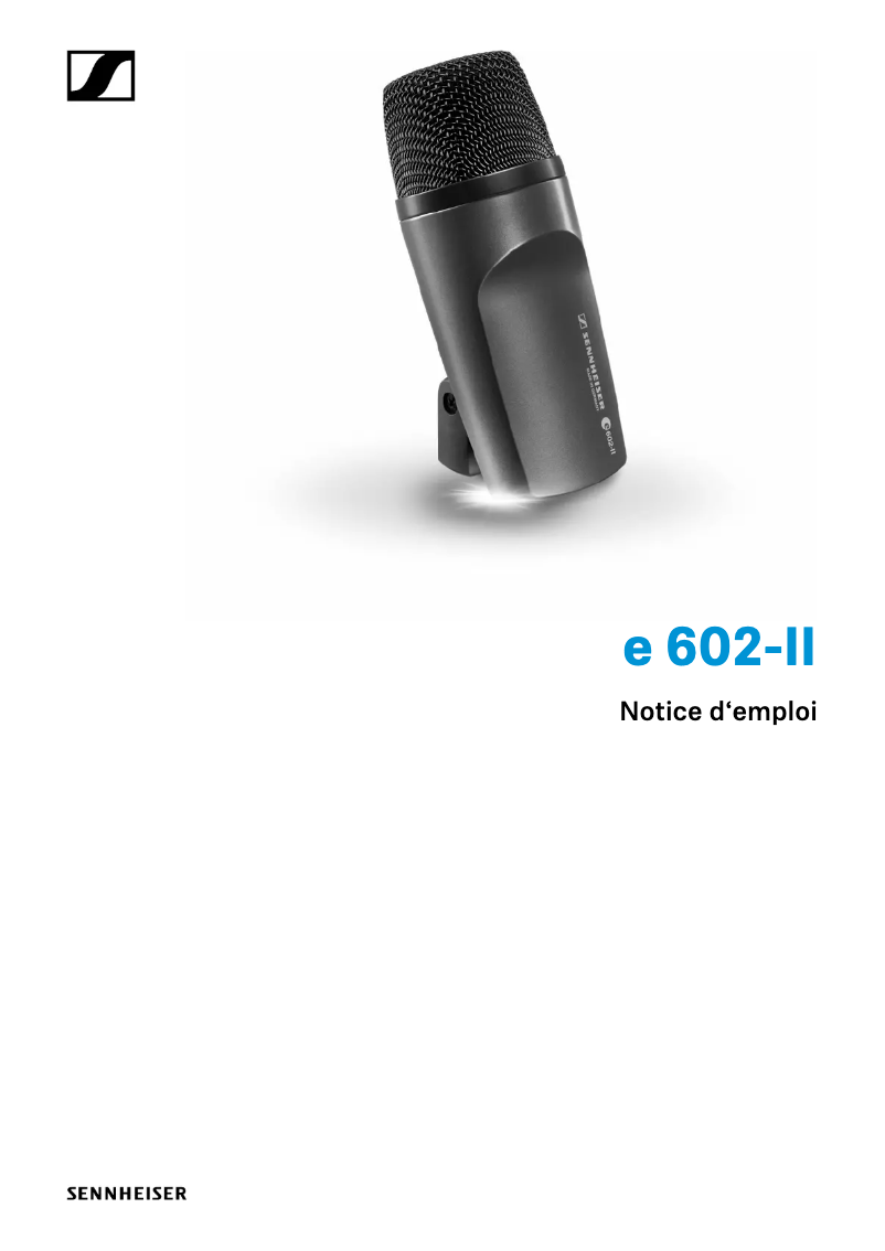 Página 1 del manual Manual de usuario Sennheiser E602 II