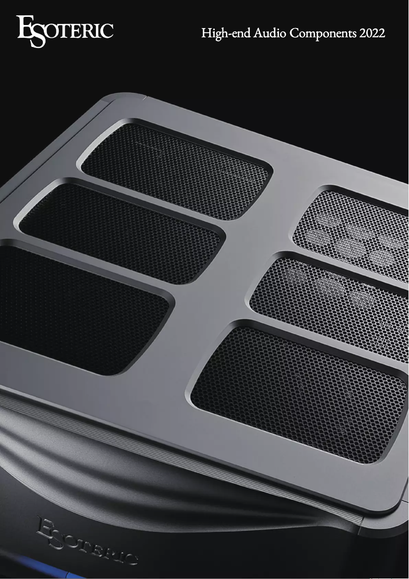 Página nº 1 - Folleto Esoteric Grandioso D1X