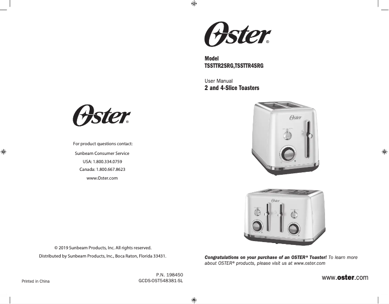 Imagen de la primera página del manual del dispositivo TSSTTR2SRG