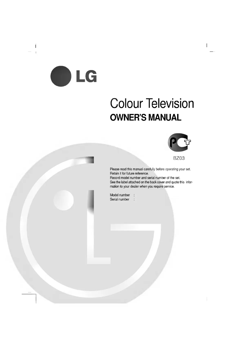 Imagen de la primera página del manual del dispositivo 32FS4RNB