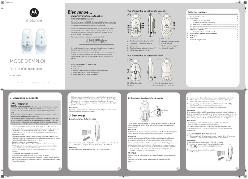 Imagen de la primera página del manual del dispositivo MBP10S