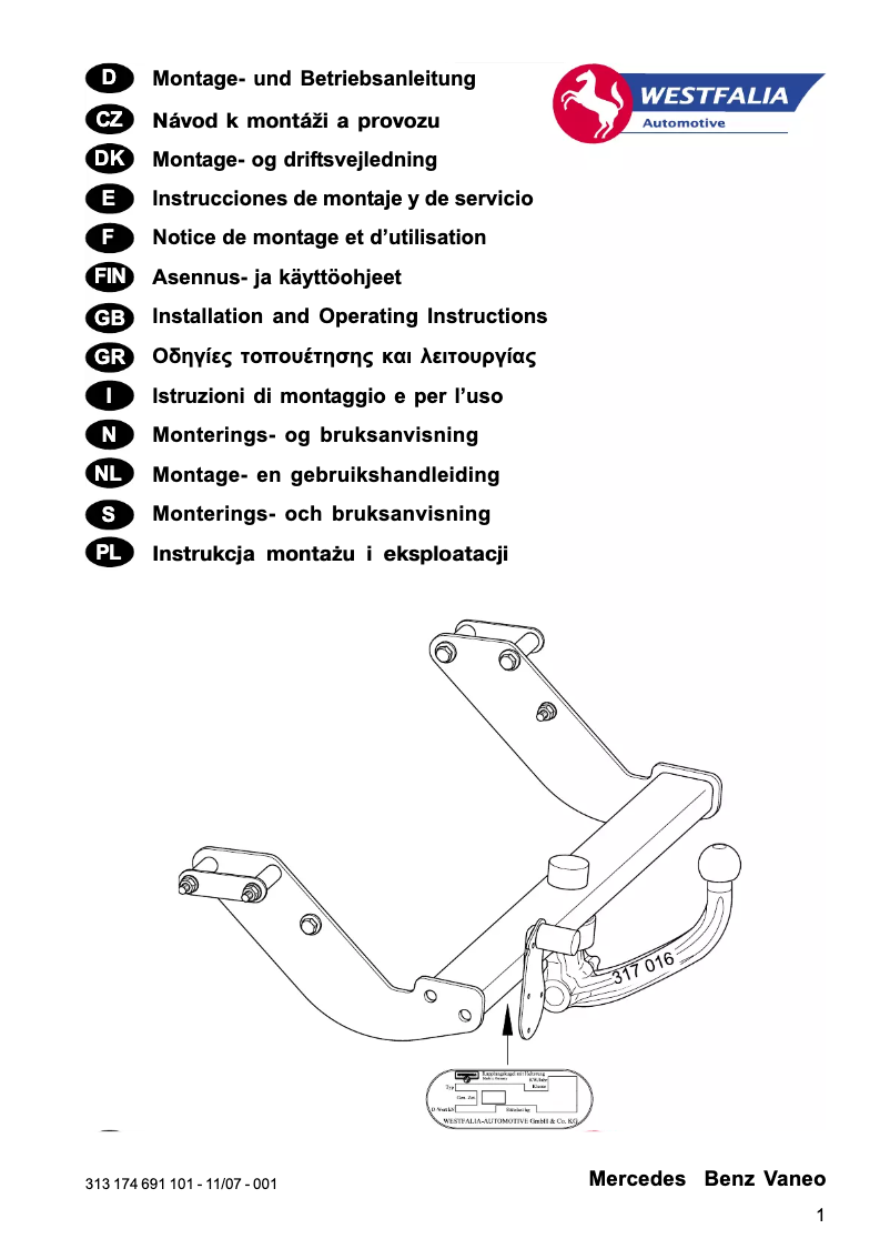 Imagen de la primera página del manual del dispositivo 313174