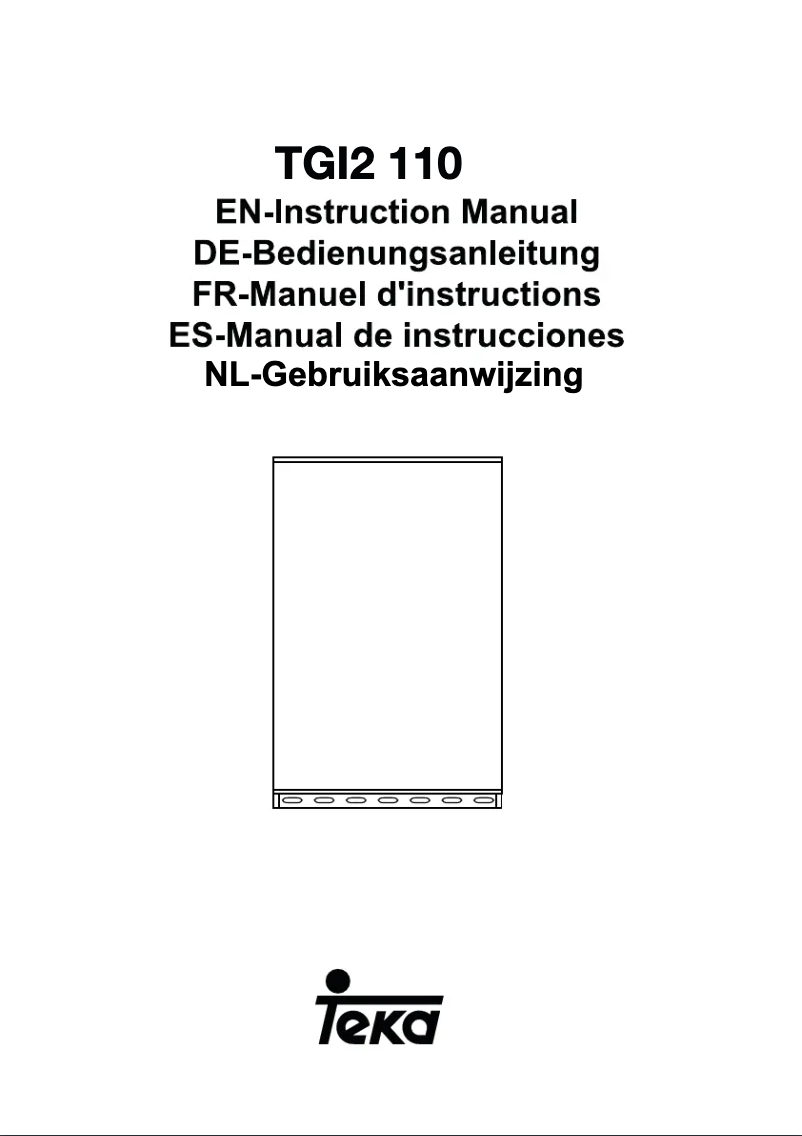 Imagen de la primera página del manual del dispositivo TGI2 110