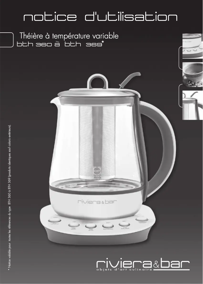 Imagen de la primera página del manual del dispositivo BTH670