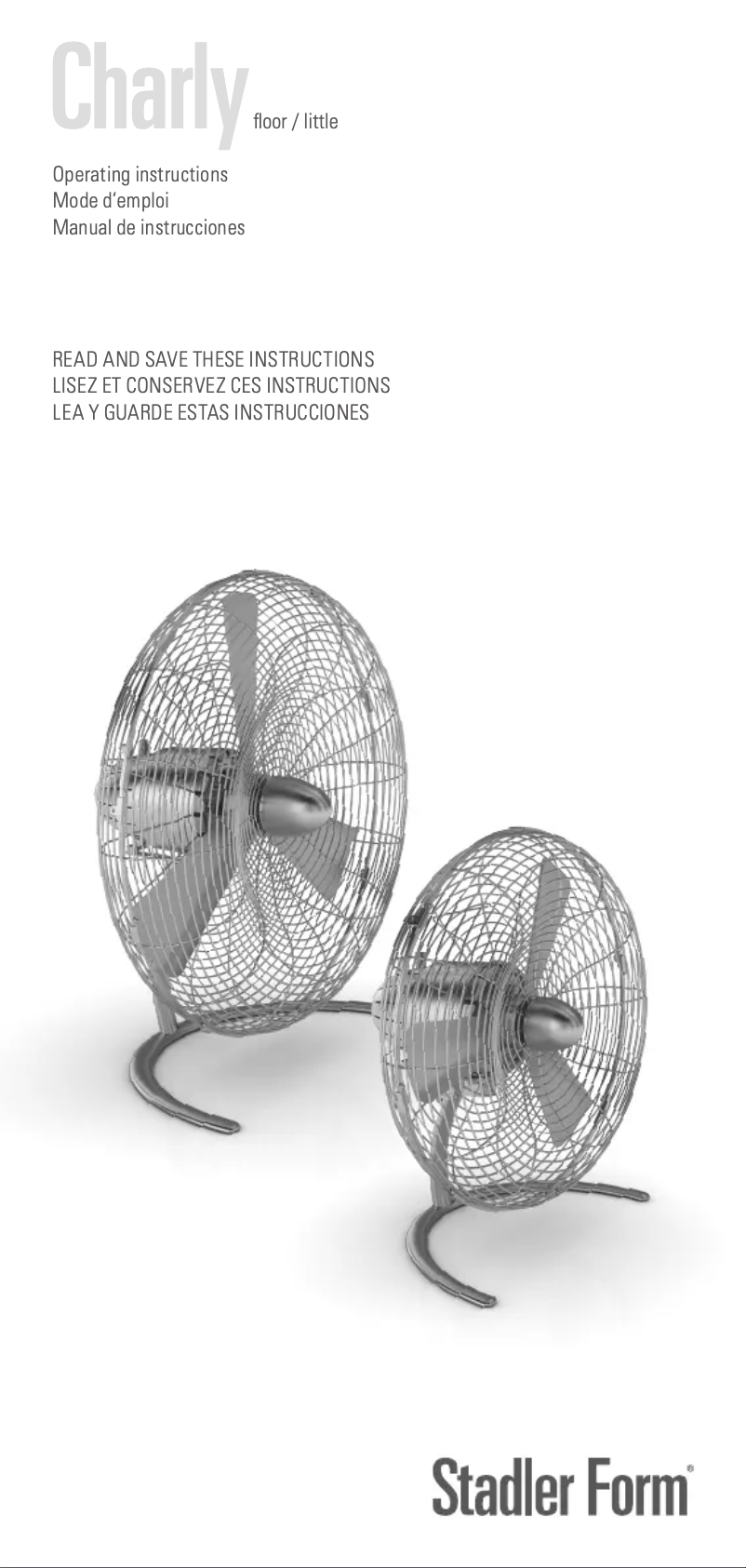 Imagen de la primera página del manual del dispositivo Charly little