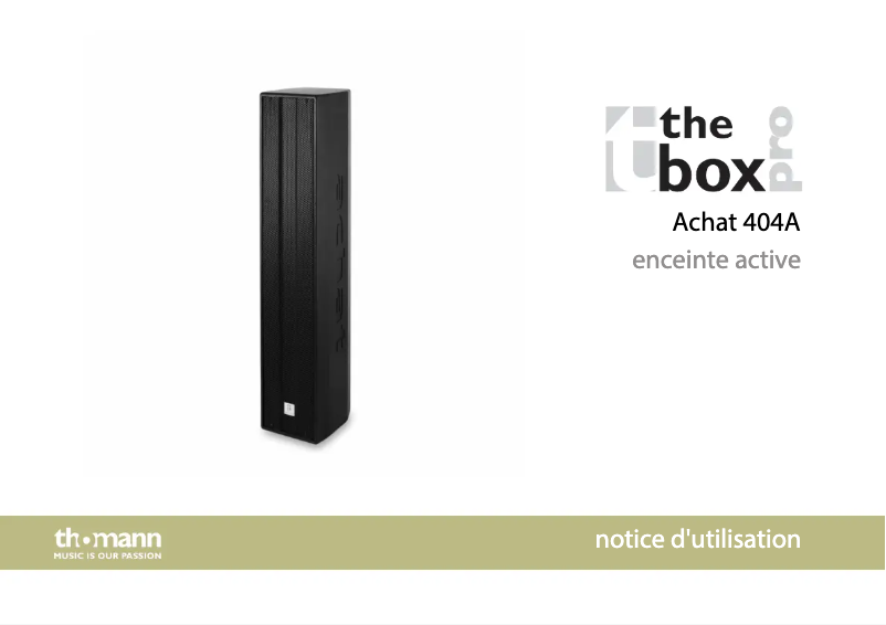 Imagen de la primera página del manual del dispositivo Achat 404 A