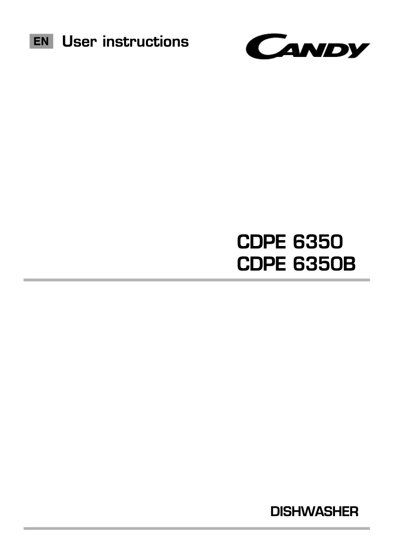 Imagen de la primera página del manual del dispositivo CDPE 6350-80