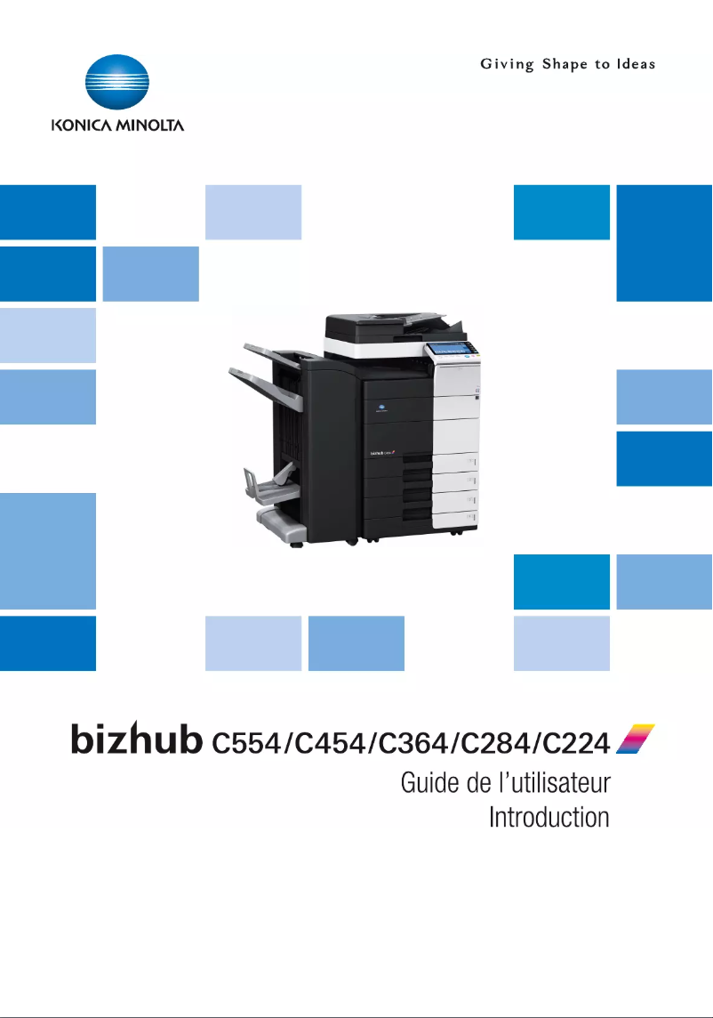 Imagen de la primera página del manual del dispositivo Bizhub C224