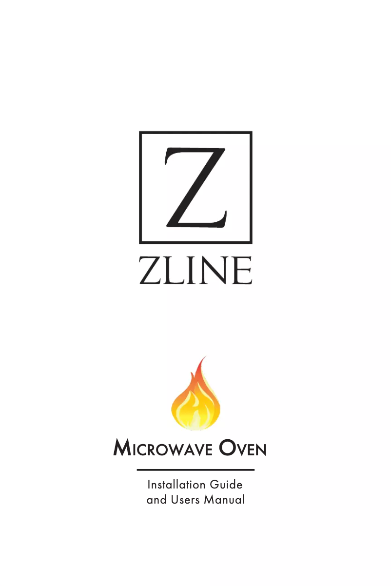 Página 1 del manual Manual de usuario ZLine MWD-1-BS