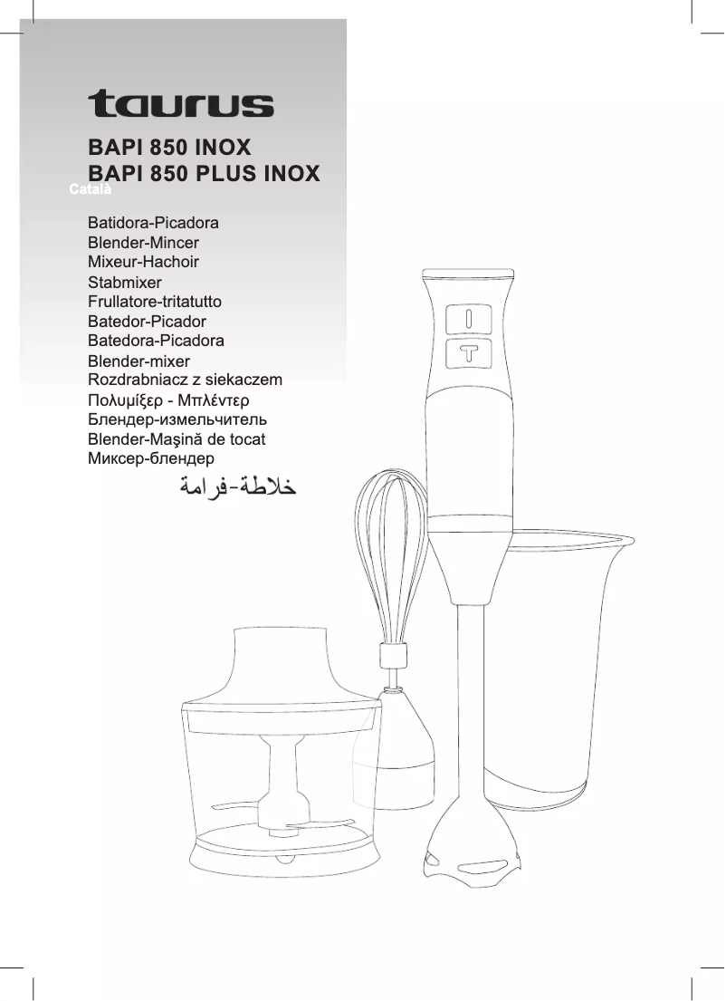 Imagen de la primera página del manual del dispositivo Bapi 850 Plus Inox